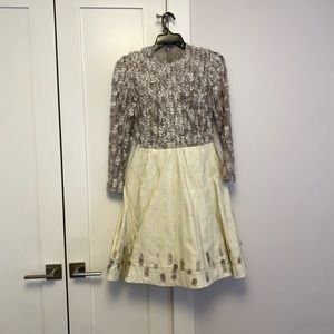 CUSTOM MADE special occasion dress. Size 4. Worn once. Like new.
